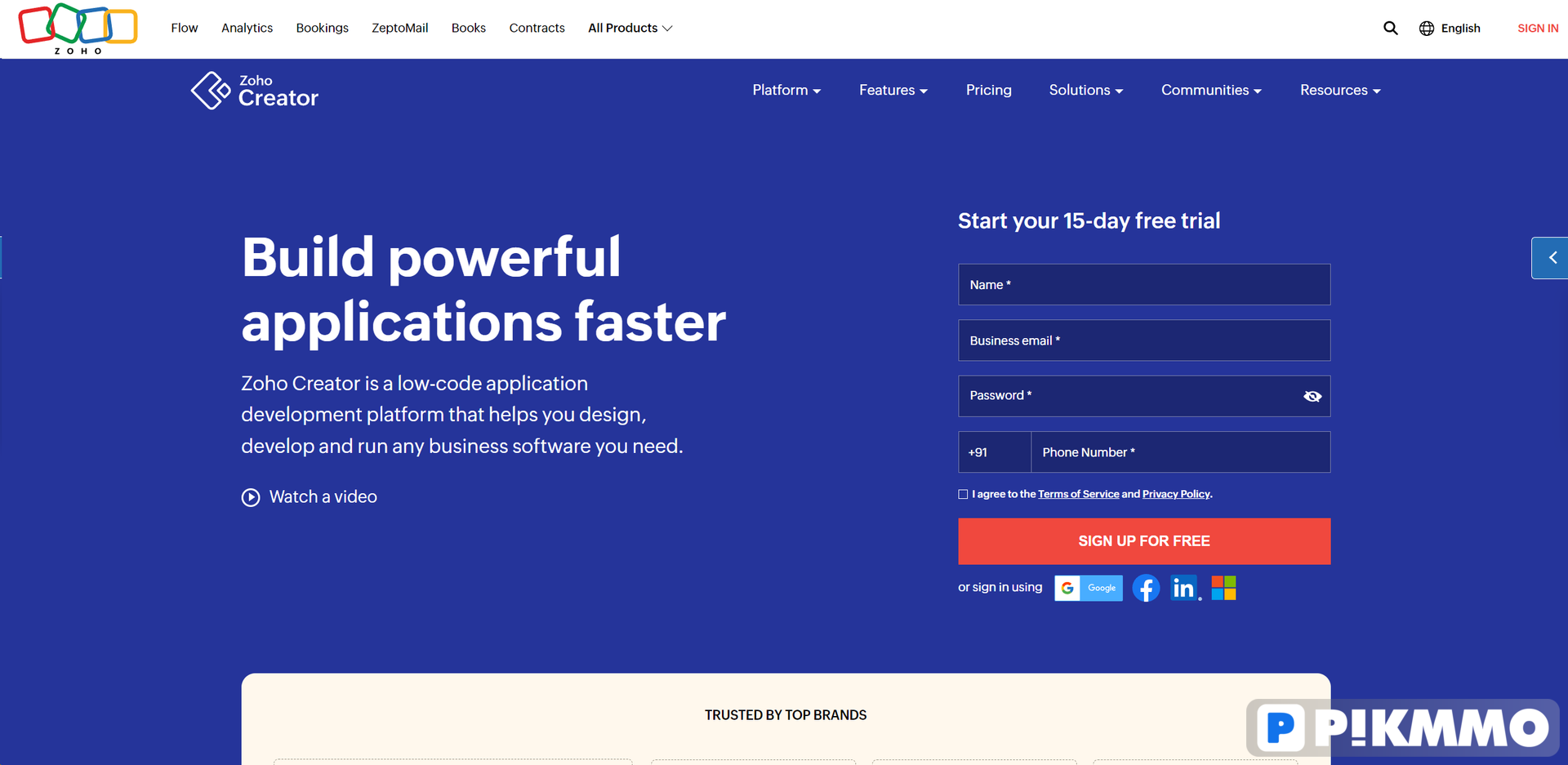 Zoho Creator