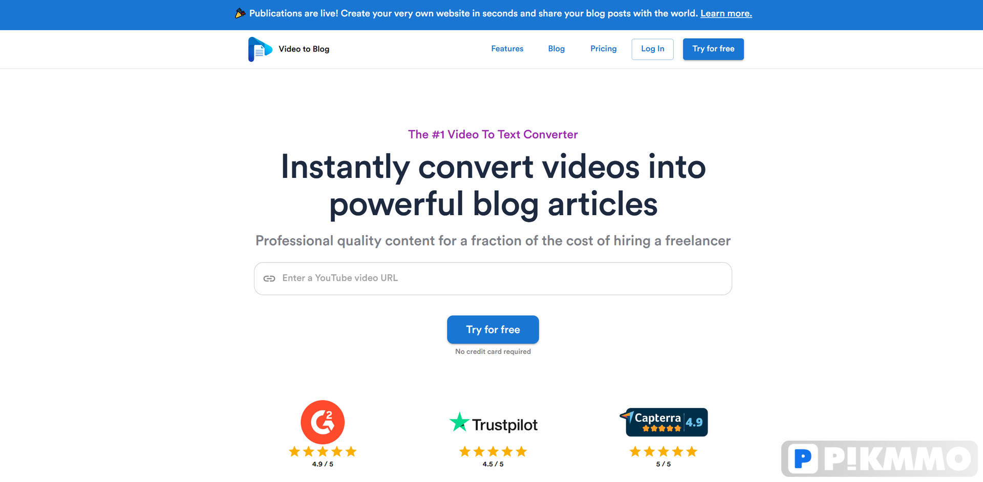 Video to Blog