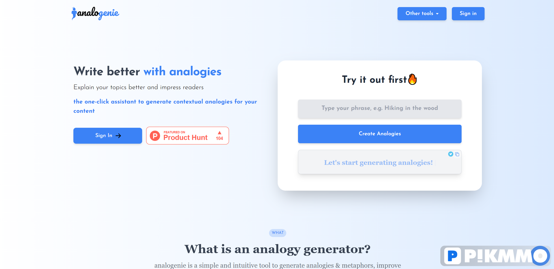 Analogenie