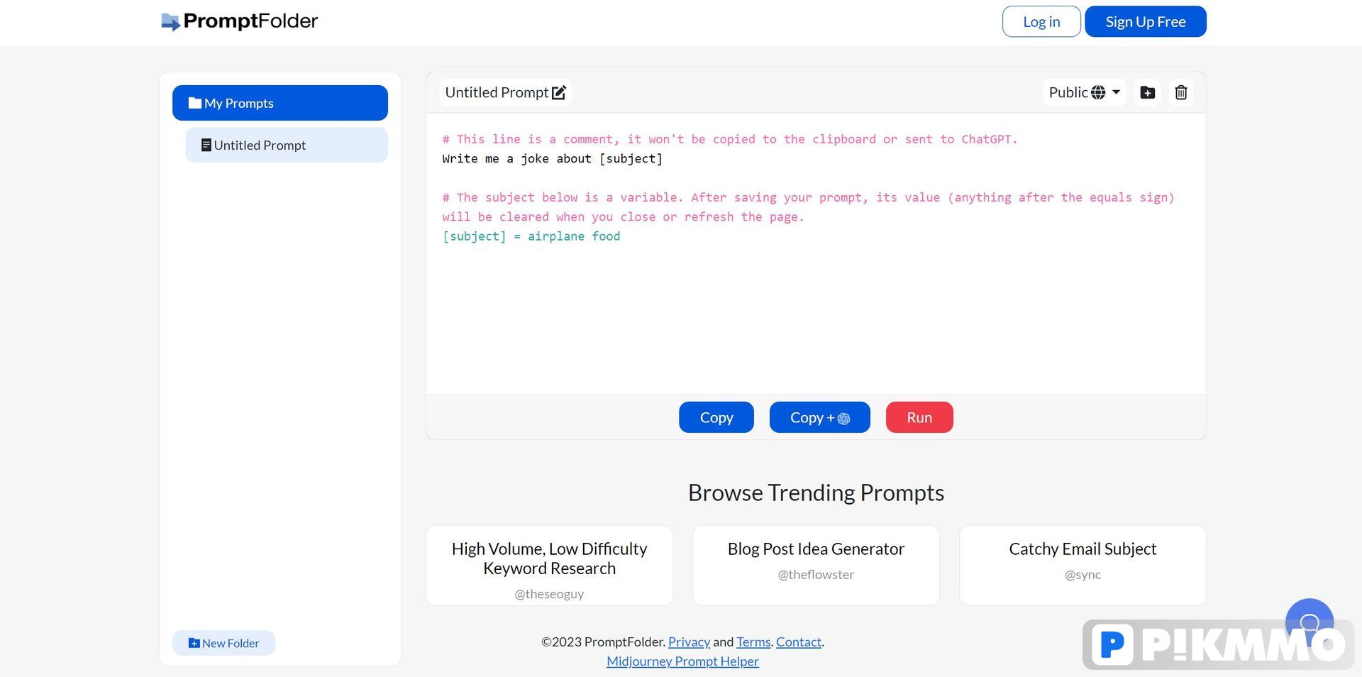 PromptFolder