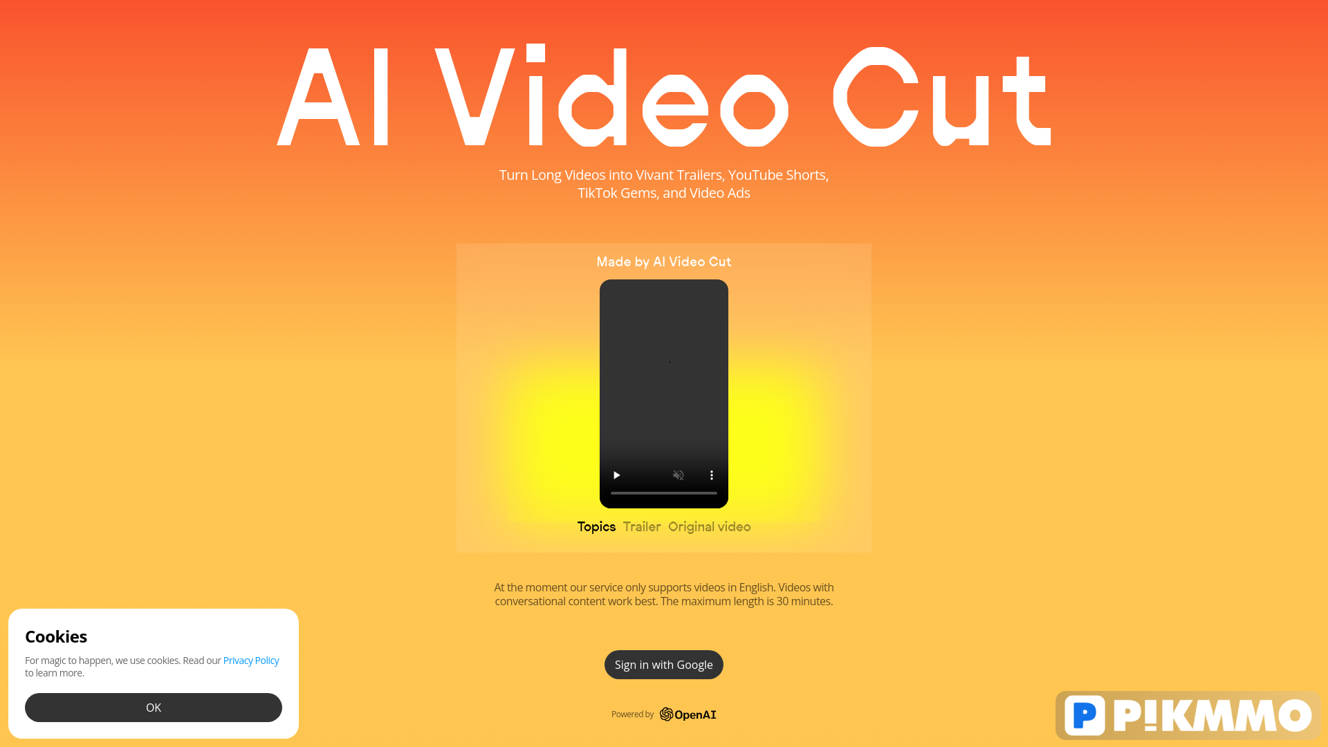 AI Video Cut