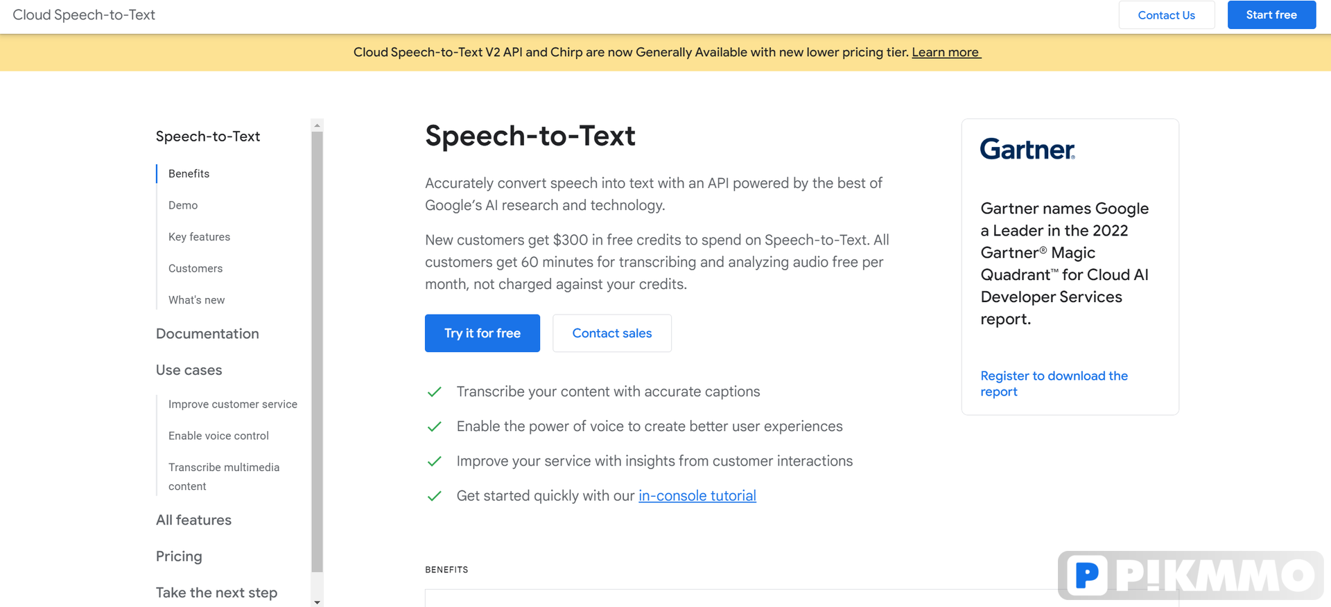 Google Cloud Speech to Text
