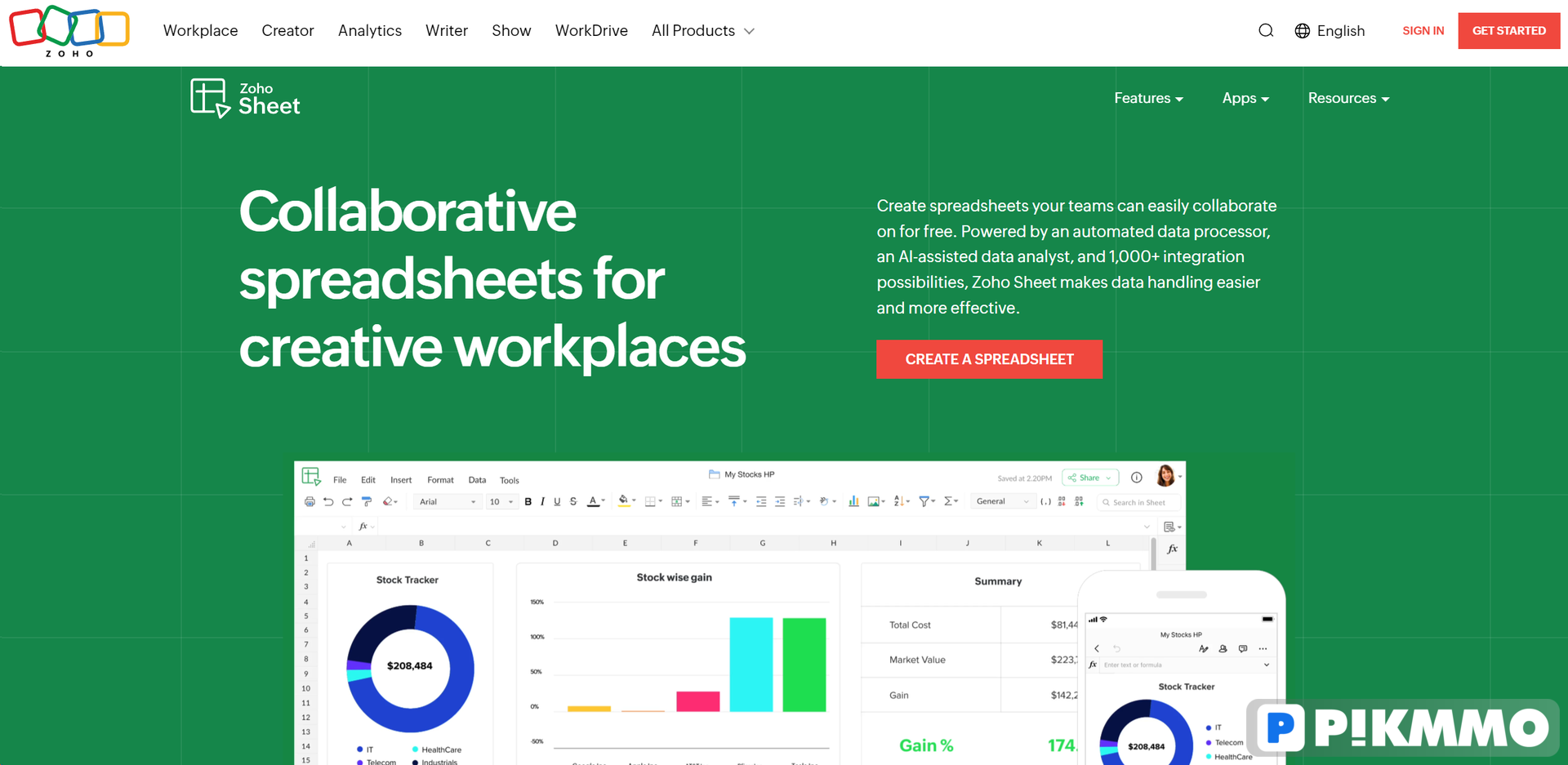 Zoho Sheet