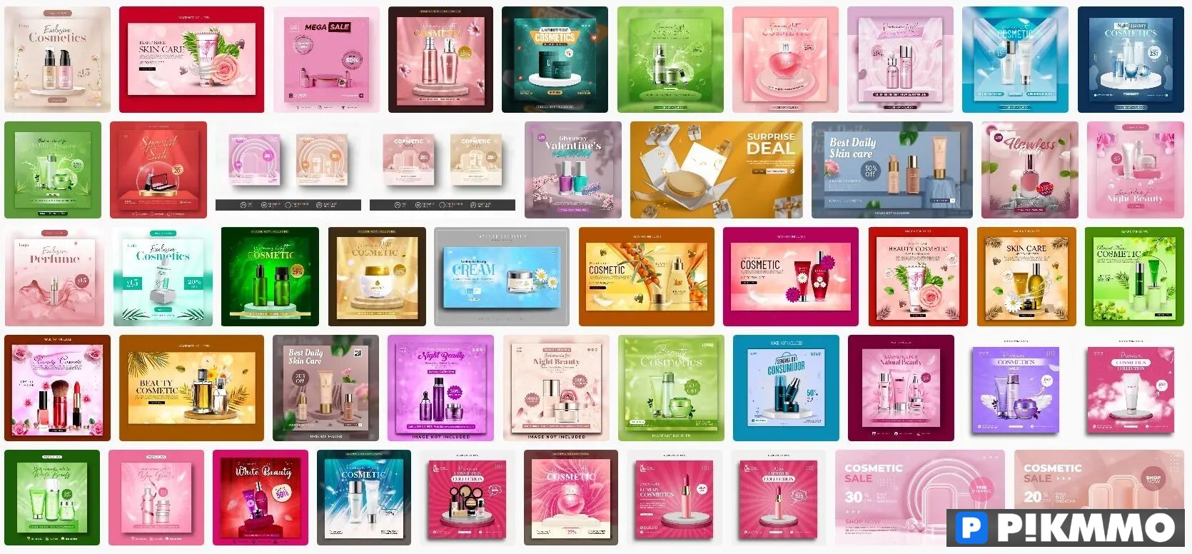 Banner mỹ phẩm quảng cáo đẹp