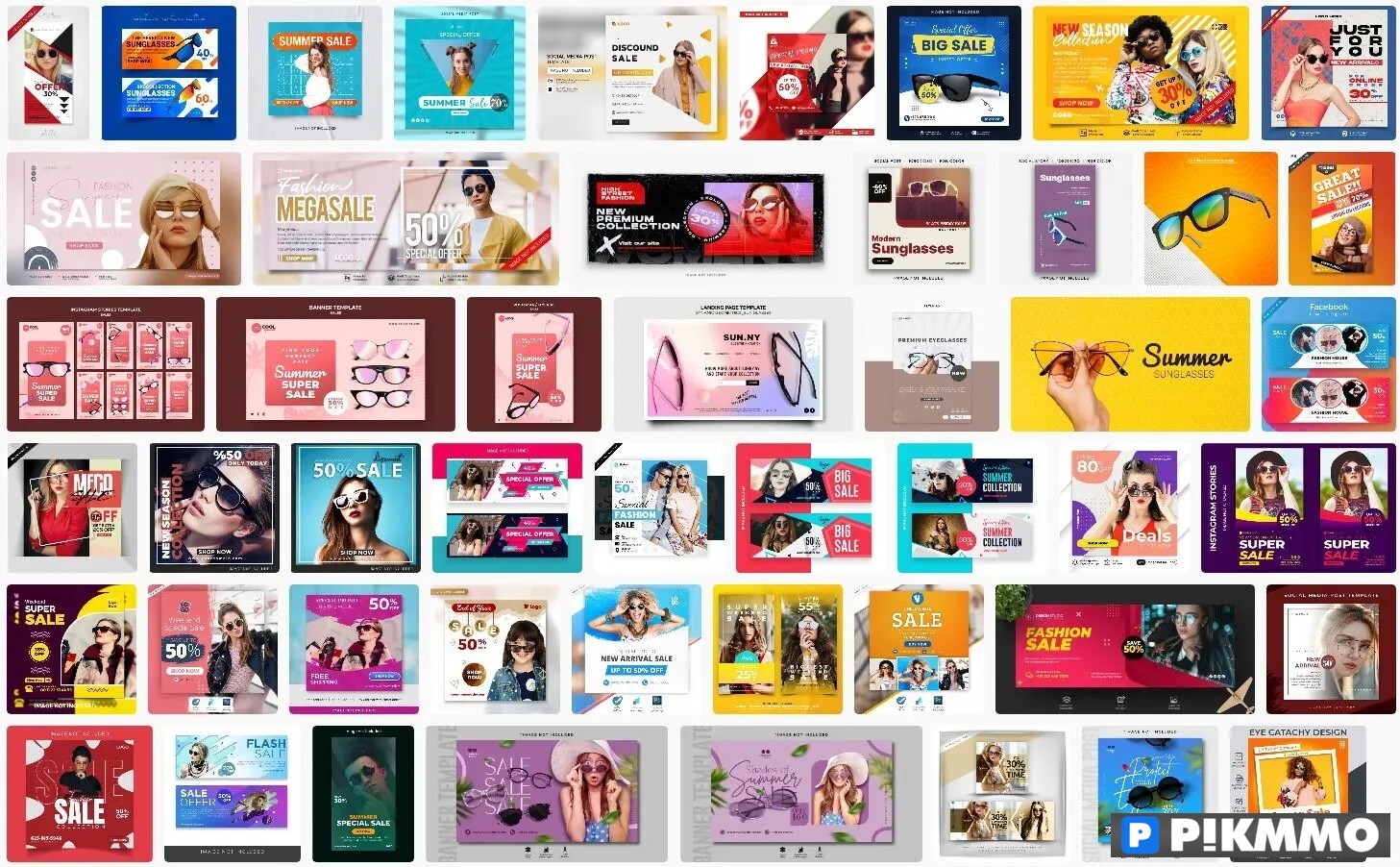 Banner quảng cáo kính mắt