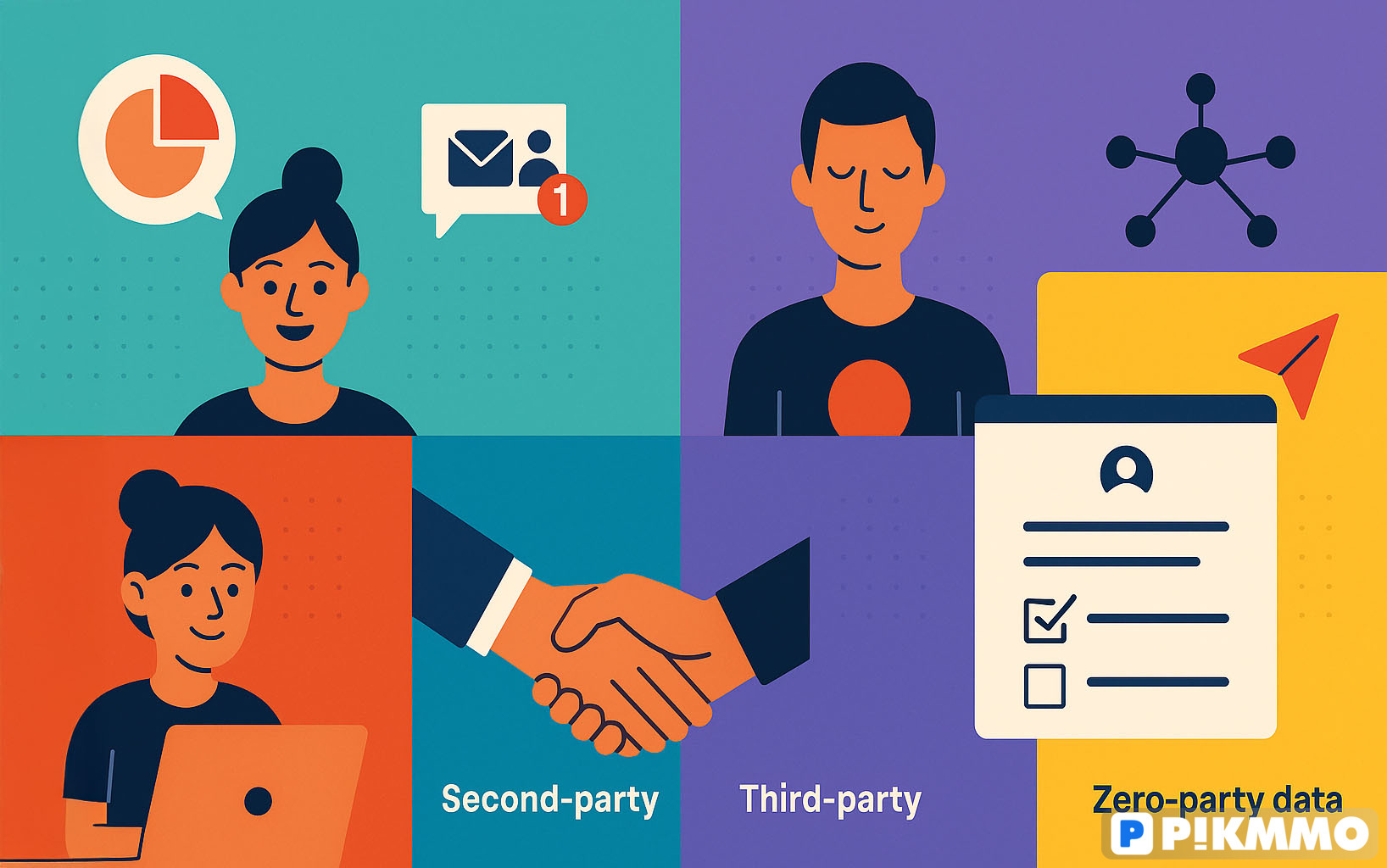 Các loại dữ liệu trong marketing: 1st-party, 2nd-party, 3rd-party, Zero-party