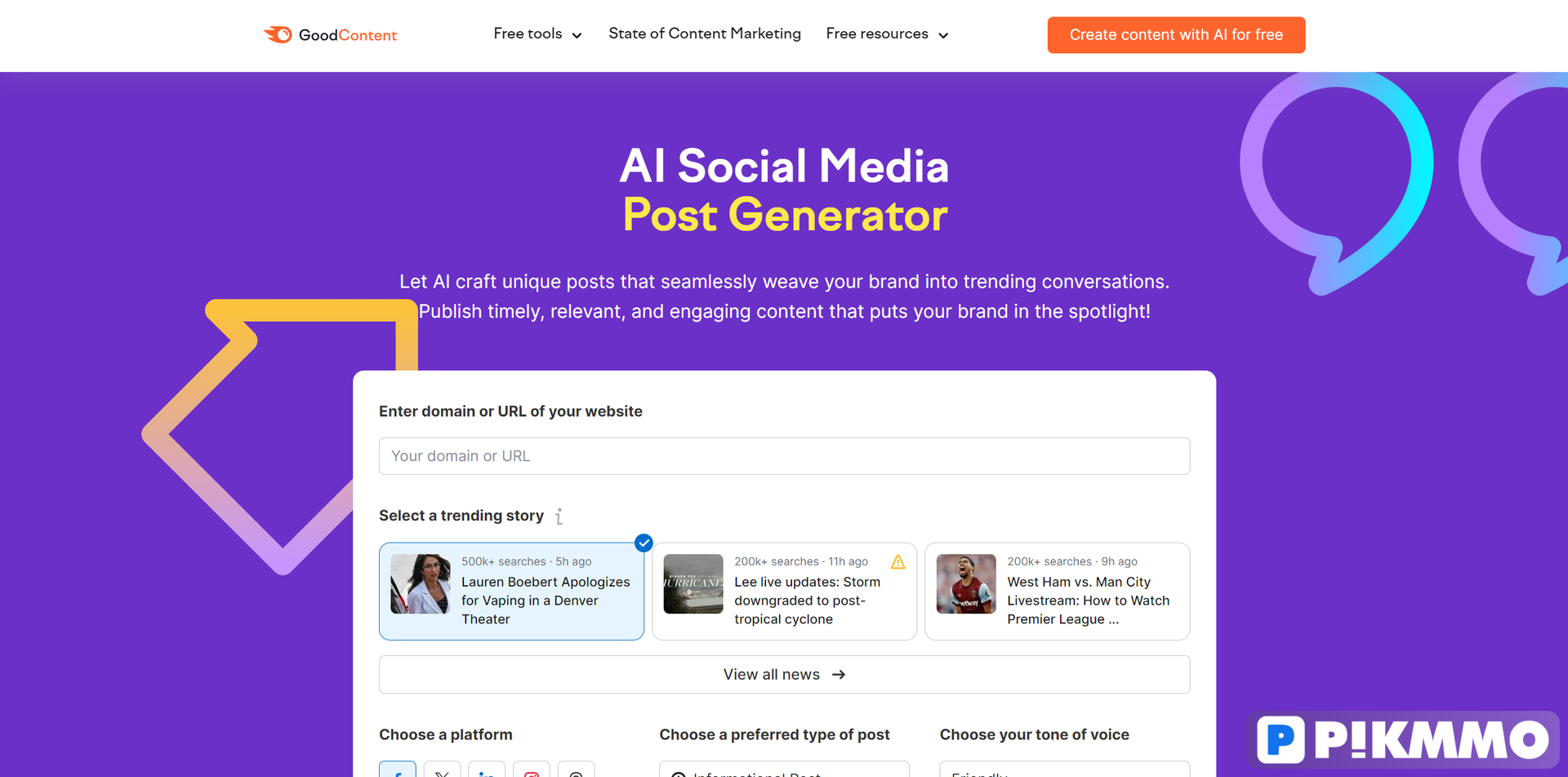 AI Social Media Post Generator