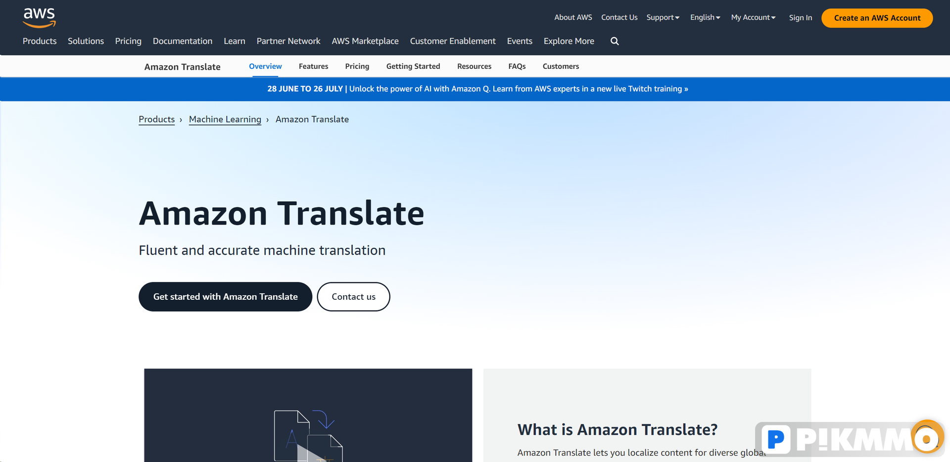 Amazon Translate