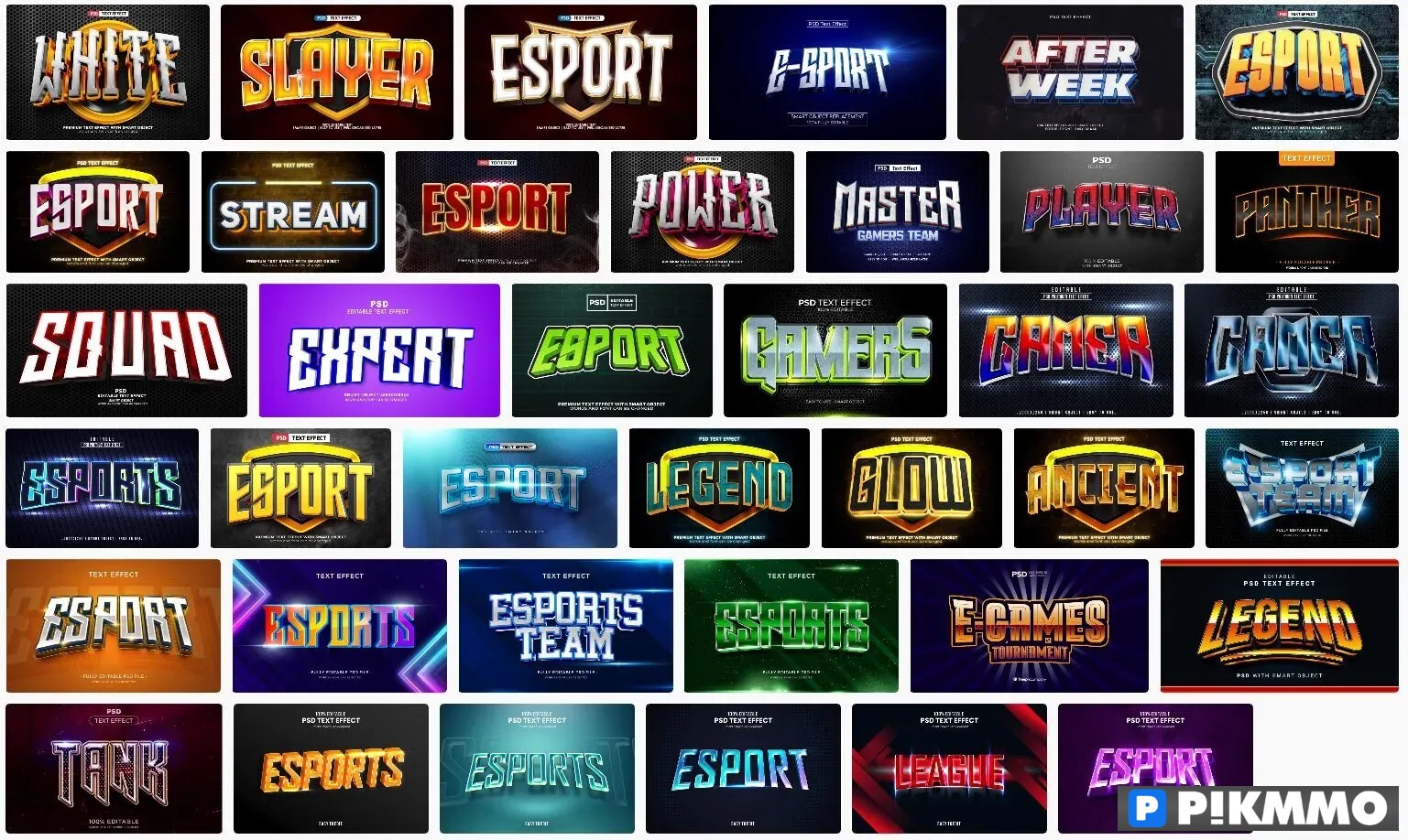 Hiệu ứng chữ Esport