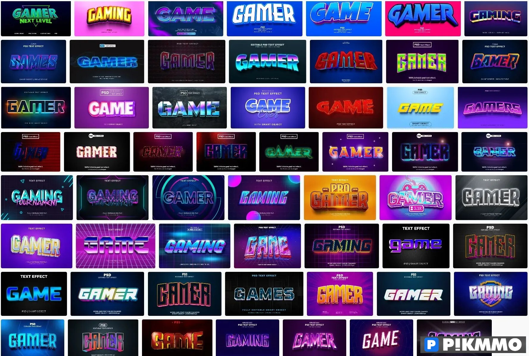 Hiệu ứng chữ Gamer