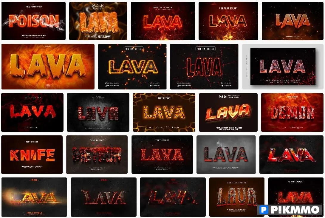Hiệu ứng chữ Lava