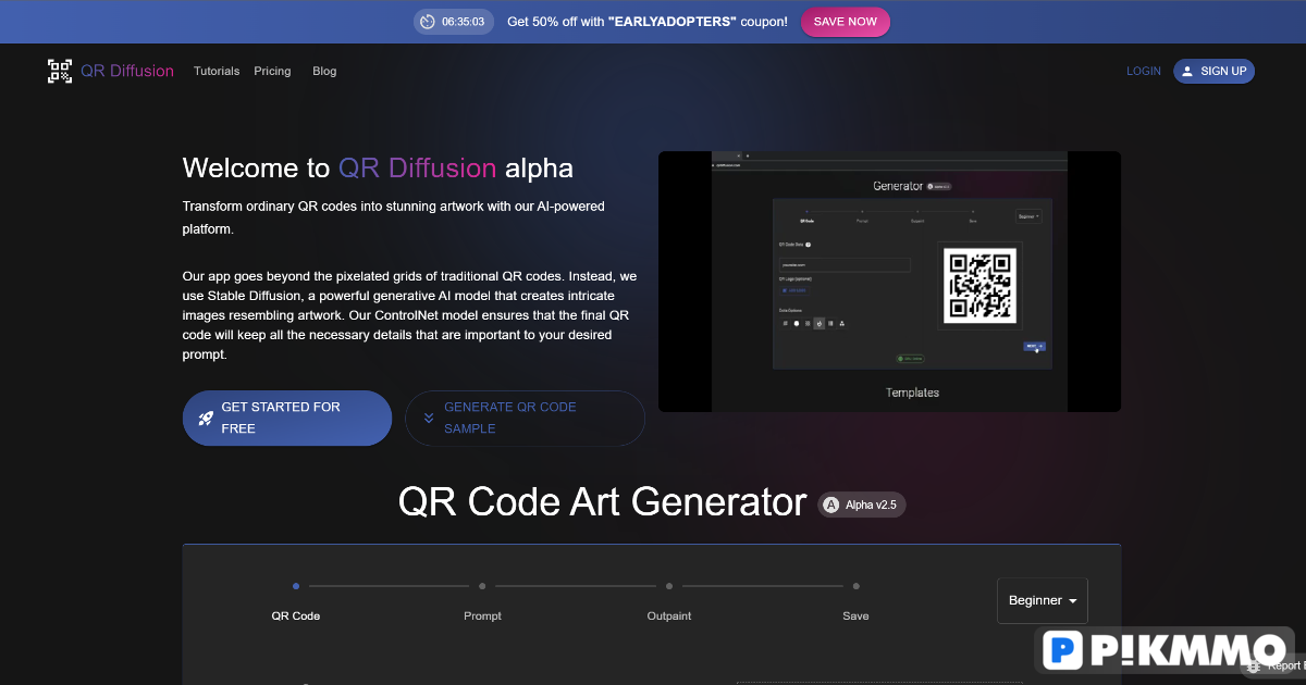 QR Diffusion