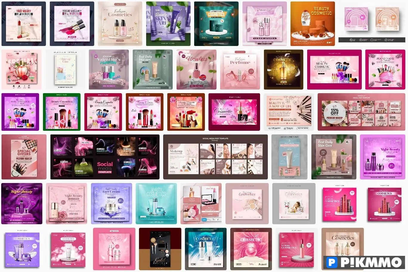 Poster mỹ phẩm trang điểm