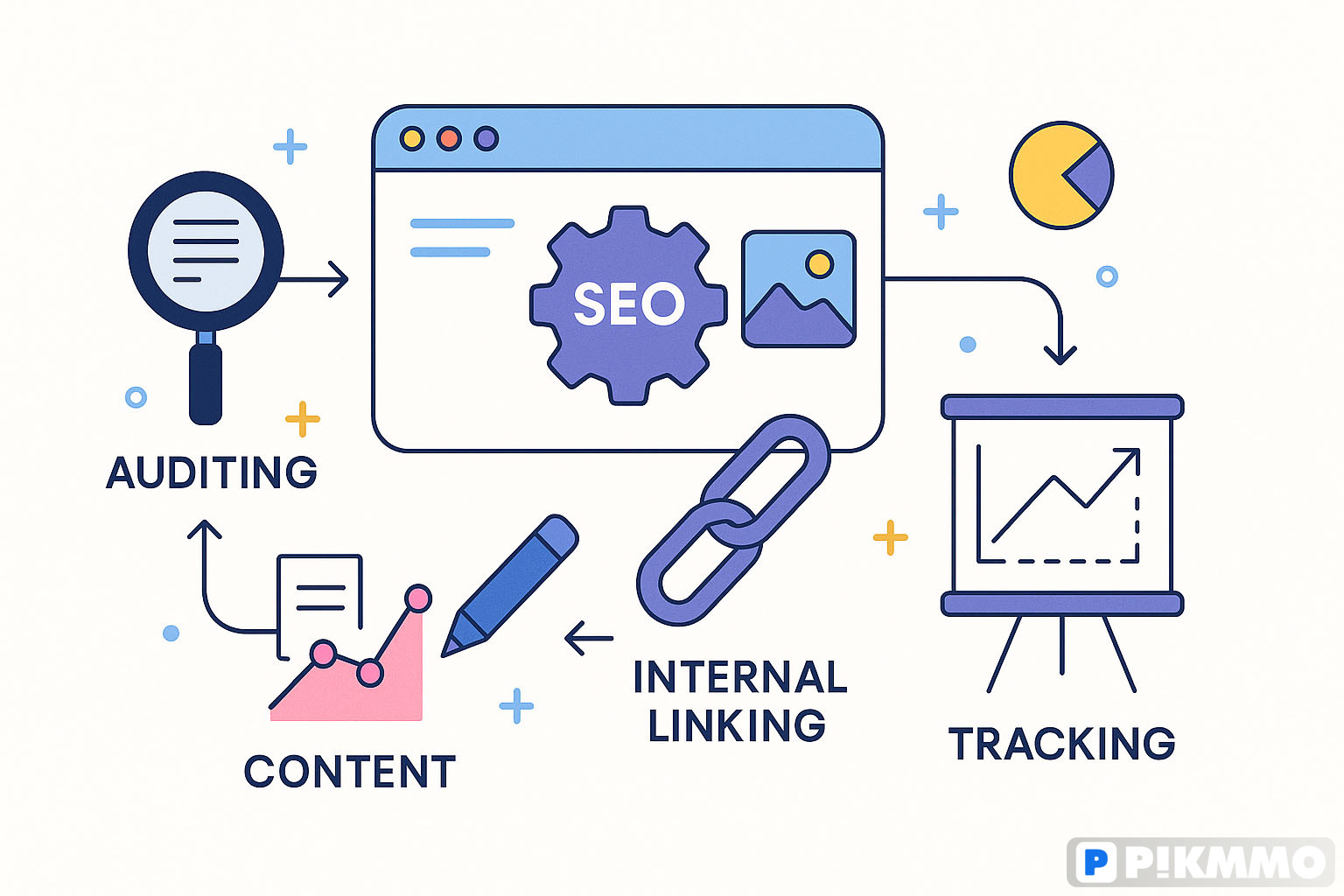 Quy trình SEO tự động hóa: từ Audit, Content, Internal Link đến Tracking