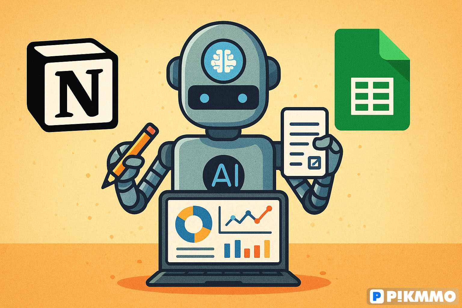 Tạo dashboard AI bằng Notion + Google Sheet
