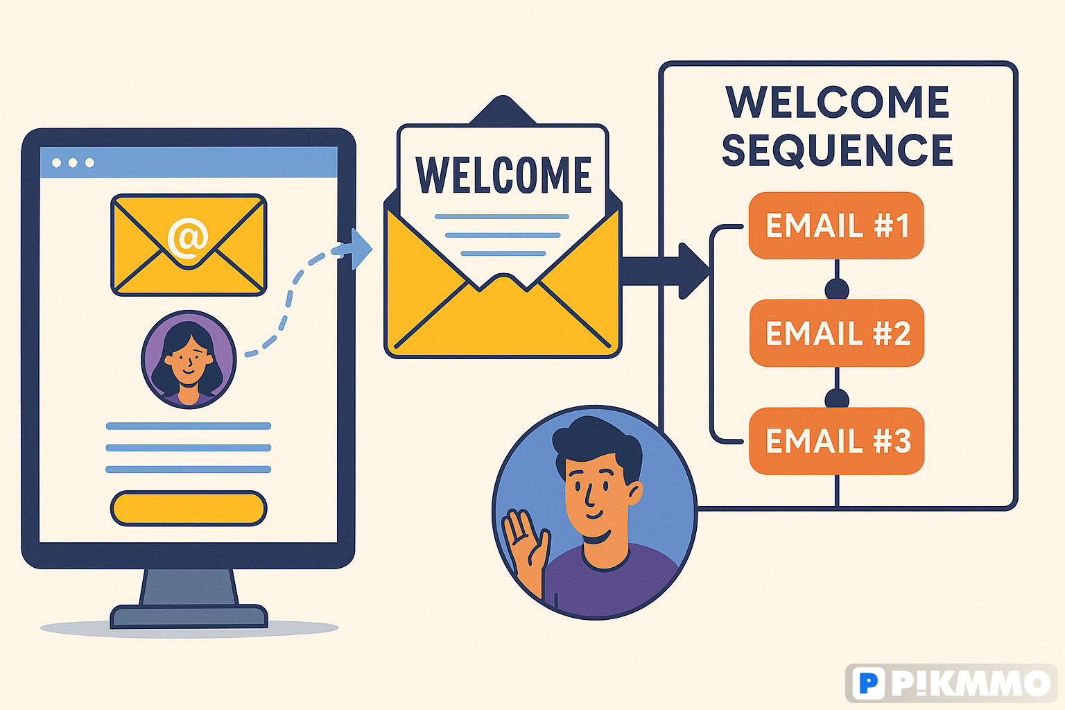 Tạo Email Welcome Sequence tự động