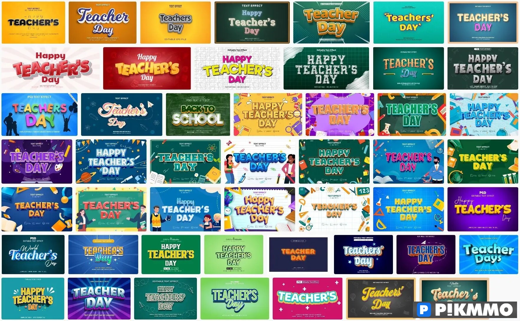 Teachers Day Text Effect