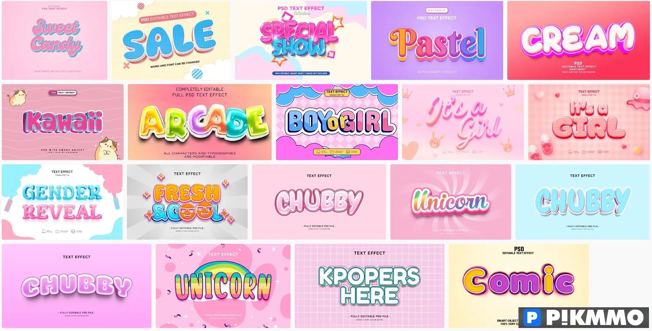 Text Effect Cute