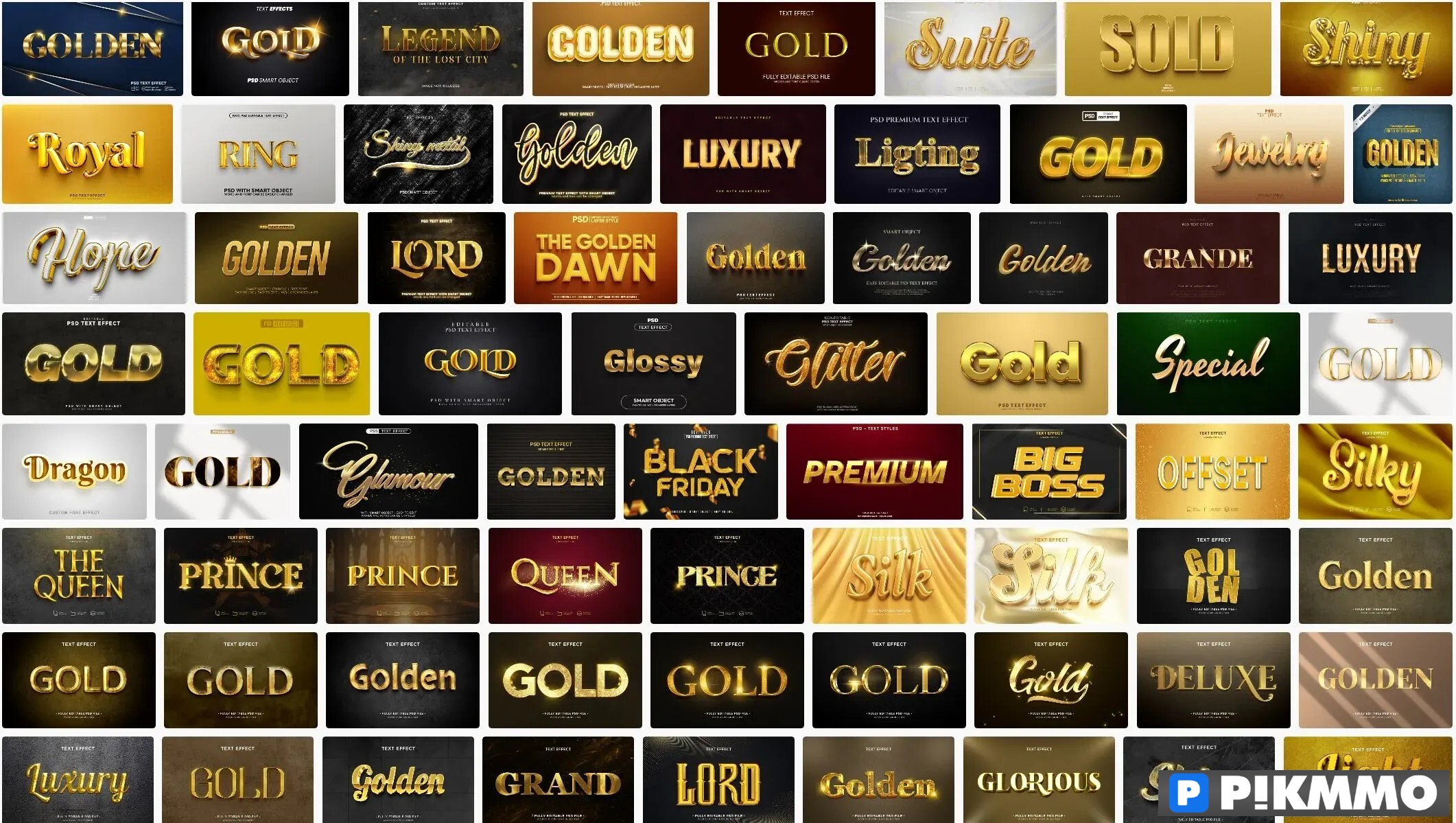 Text Effect Gold