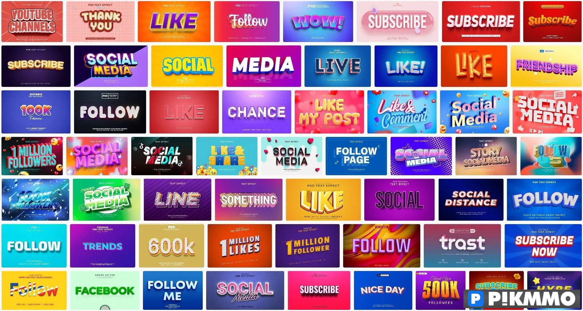 Text Effect Social Media
