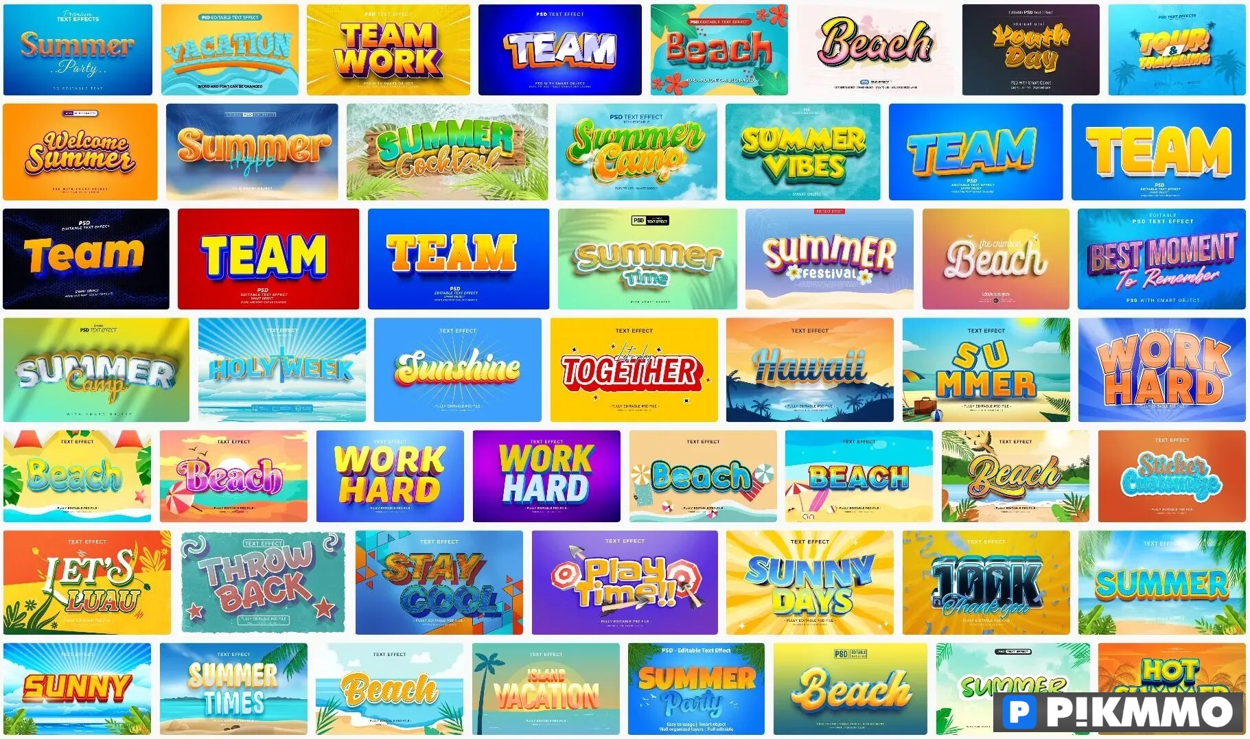 Text Effect Team Building