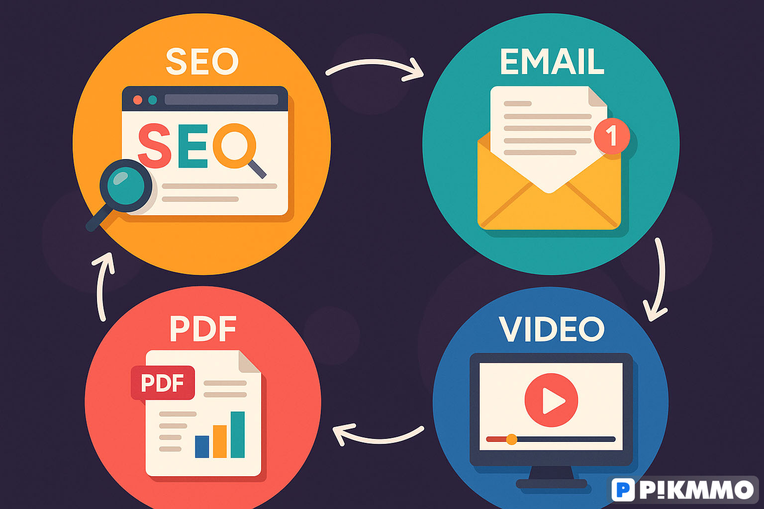 Xây dựng tài sản nội dung lâu dài: SEO + Email + PDF + Video